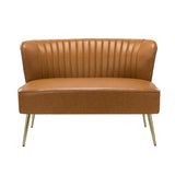 Agnes Vegan Leather Loveseat