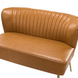 Agnes Vegan Leather Loveseat