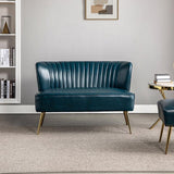Agnes Vegan Leather Loveseat