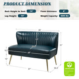 Agnes Vegan Leather Loveseat