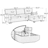Sendera Upholstered Sleeper Sofa with Storage