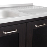 TUHOME Zurich Cabinet Set with Double Door Cabinet, Two Interior Shelves, Spacious Storage and Superior Top Surface for Organized Kitchen Spaces, Freestanding Solution for Home Efficiency and Daily Convenience