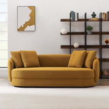 Dylan Modern French Gold Boucle Sofa