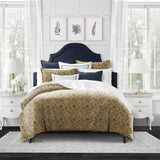 Ali Navy Brass Duvet Cover Set