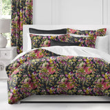 Athena Linen Charcoal Comforter Set