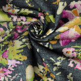 Athena Linen Charcoal Coverlet Set