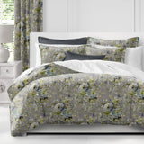 Athena Linen Heather Gray Comforter Set