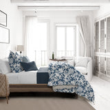 Lark Navy Comforter Set