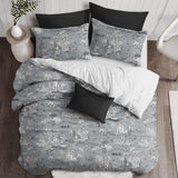 Chateau Gray-Black Coverlet Set