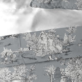 Chateau Gray-Black Coverlet Set