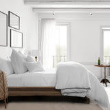 Classic Waffle White Coverlet Set