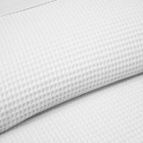Classic Waffle White Coverlet Set