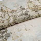 Countryside Natural-Aqua Coverlet Set