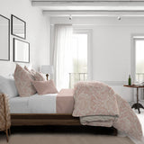 Damaskus Linen Blush Comforter Set