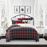Royal Plaid Navy Duvet Cover Set