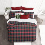 Royal Plaid Navy Duvet Cover Set