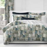 Thiago Linen Dark Denim Blue Comforter Set