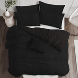 Vanessa Black Duvet Cover Set