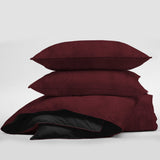 Vanessa Merlot Duvet Cover Set