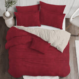 Vanessa Red Coverlet Set