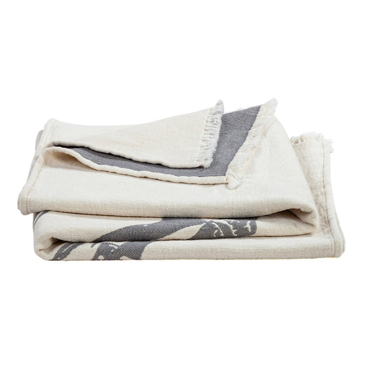 Bucking Bronco Chenille Jacquard Throw