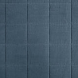 Cotton Canvas Box Stitch Coverlet Set