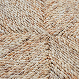 Beach House Style Burkhard 24" Side Table with Grass Rope Accent