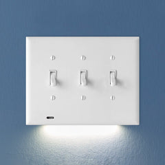 Toggle Switchlight For Triple Gang Switches - White