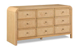 Siena Dresser – Elevate Your Bedroom with Elegant Cane Drawers and Stunning Ash Veneer Finish