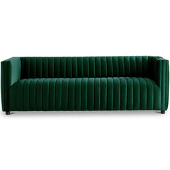 Dominic Channel Tufted Velvet Sofa