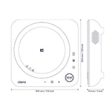 Ciarra Donut Plug in Portable Single Induction Hob 2000W with 4H Timer | Midnight Dream