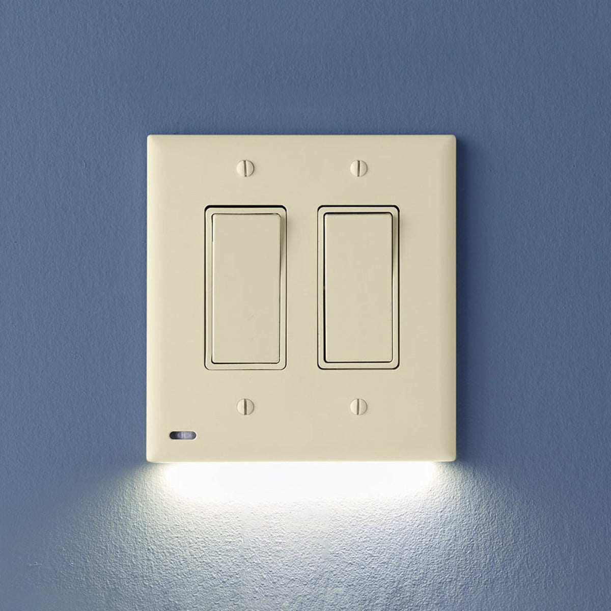 Rocker Switchlight For Double Gang Switches - Light Almond