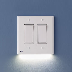 Rocker Switchlight For Double Gang Switches - White