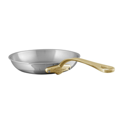 Mauviel M'COOK B 5-Ply Polished Stainless Steel Sauce Pan With Lid 3.4-qt and Frying Pan 10.2-in Bundle