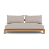 PACIFIC TEAK 2 Seat Armless Sofa