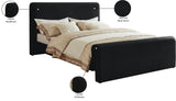Sloan Velvet Bed: Luxurious Contemporary Design with Curved Headboard for Stunning Bedroom Makeover