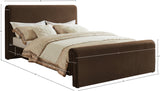 Sloan Velvet Bed: Luxurious Contemporary Design with Curved Headboard for Stunning Bedroom Makeover