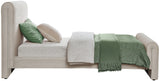 Sloan Velvet Bed: Luxurious Contemporary Design with Curved Headboard for Stunning Bedroom Makeover