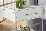 Sonia Shagreen 1-Drawer Nightstand