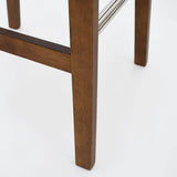 South 28.5" Modern Upholstered Bar Stool (Set of 2)