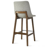 South 28.5" Modern Upholstered Bar Stool (Set of 2)