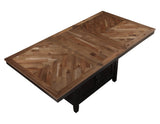 Bermuda 60-80" Storage Counter Table with 20" Leaf