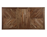 Bermuda 60-80" Storage Counter Table with 20" Leaf