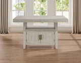 Garland 60-80" Counter Table with 20" Leaf, Greige Finish
