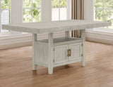 Garland 60-80" Counter Table with 20" Leaf, Greige Finish