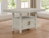 Garland 60-80" Counter Table with 20" Leaf, Greige Finish