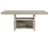 Garland 60-80" Counter Table with 20" Leaf, Greige Finish
