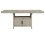 Garland 60-80" Counter Table with 20" Leaf, Greige Finish