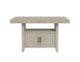 Garland 60-80" Counter Table with 20" Leaf, Greige Finish