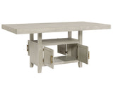 Garland 60-80" Counter Table with 20" Leaf, Greige Finish